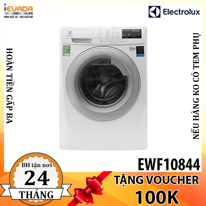  (CHỈ BÁN HCM) Máy Giặt Electrolux EWF10844 Giặt Hơi Nước 8Kg 