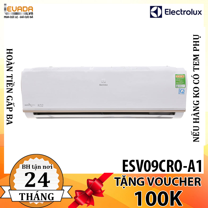  (CHỈ BÁN HCM) Máy Lạnh Electrolux ESV09CRO-A1 Inverter 1 HP 