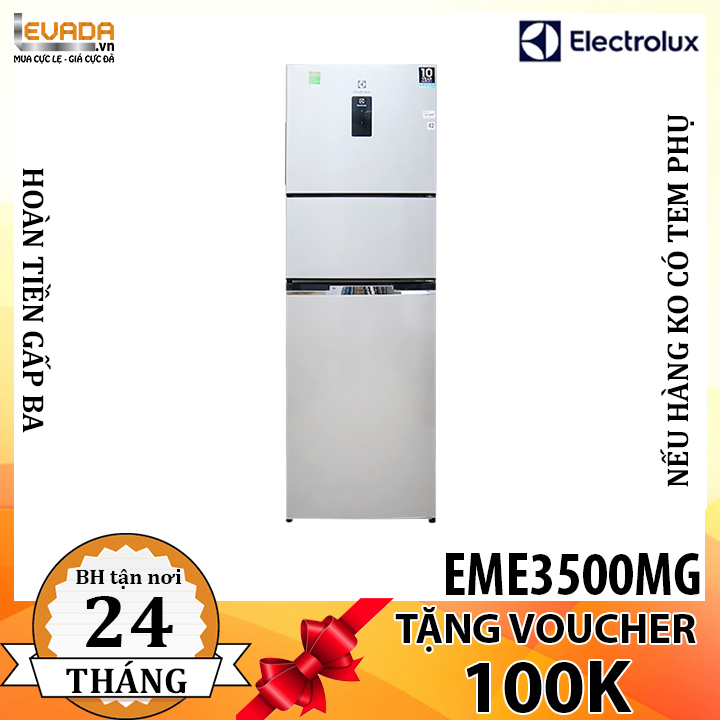  (CHỈ BÁN HCM) Tủ Lạnh Electrolux 342 lít EME3500MG 