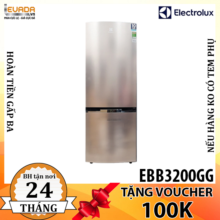  (CHỈ BÁN HCM) Tủ Lạnh Electrolux EBB3200GG - 320 Lít 