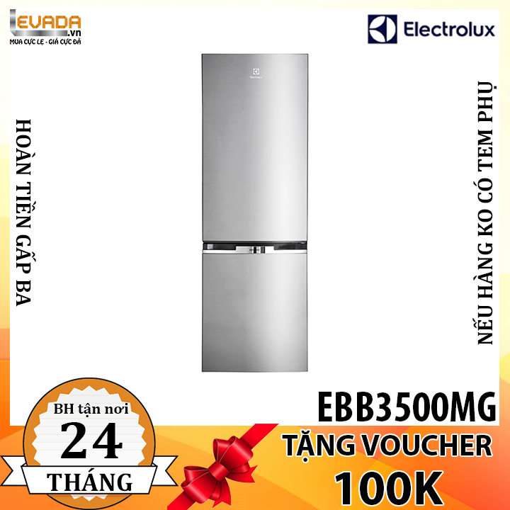  (CHỈ BÁN HCM) Tủ Lạnh Electrolux EBB3500MG Inverter 350 Lít 