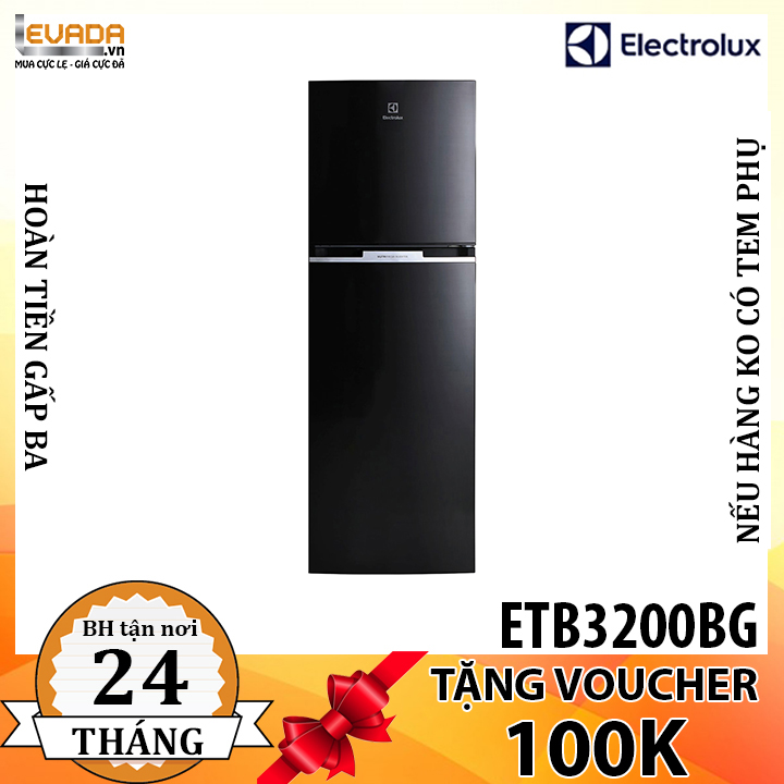  (CHỈ BÁN HCM) Tủ Lạnh Electrolux ETB3200BG 320 Lít Inverter 