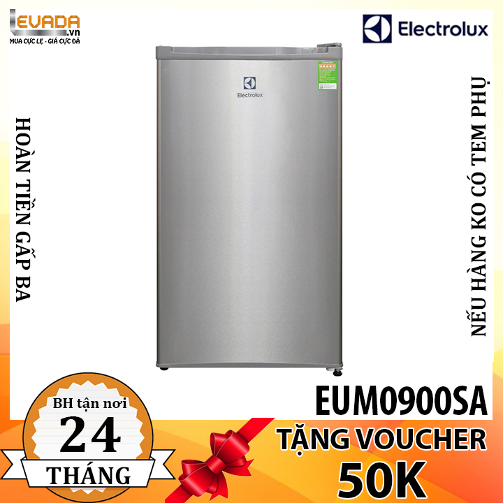  (CHỈ BÁN HCM) Tủ Lạnh Mini Electrolux EUM0900SA 90 Lít Màu Xám 