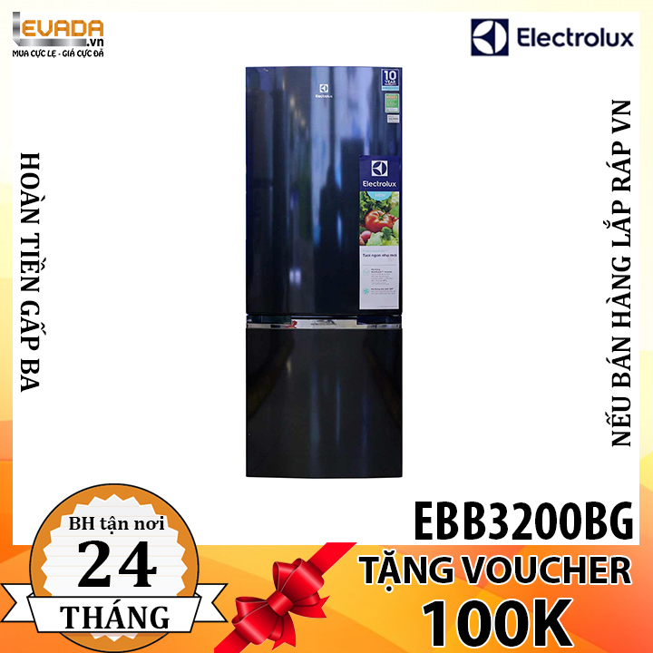    Tủ Lạnh Electrolux EBB3200BG - 320 lít Inverter 