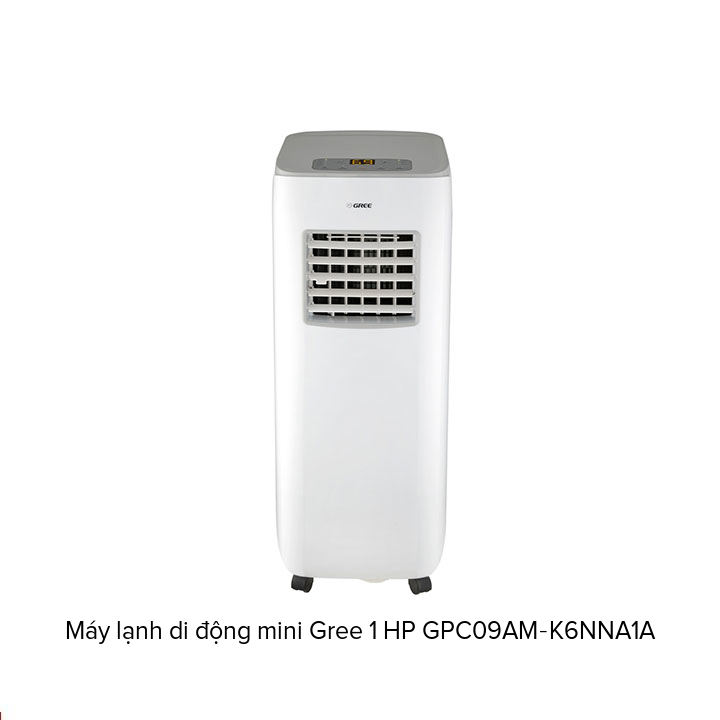  Máy lạnh di động mini Gree 1 HP GPC09AM-K6NNA1A 